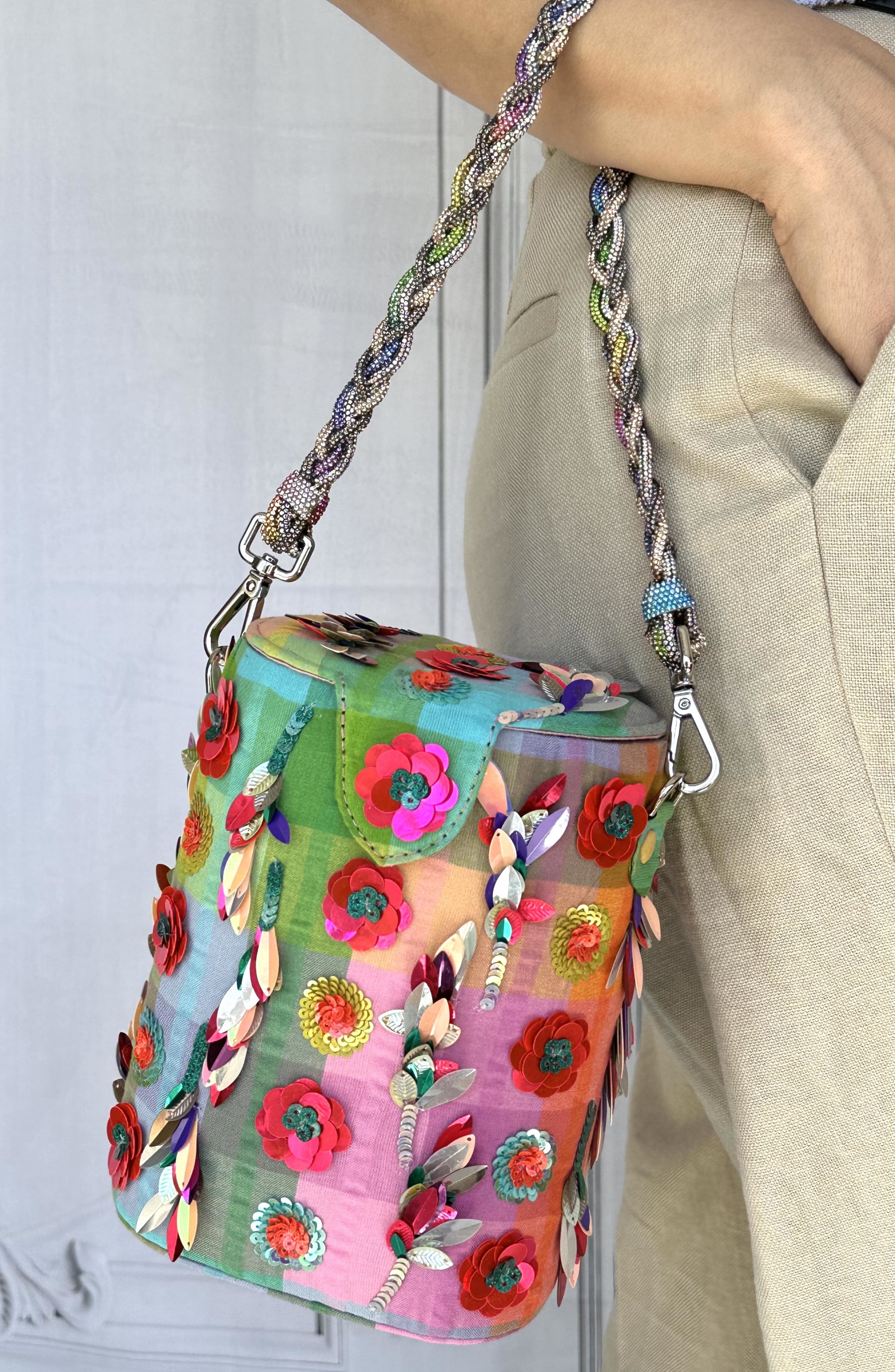 Simitri Picnic Bucket Bag, Alternate, color, Multi