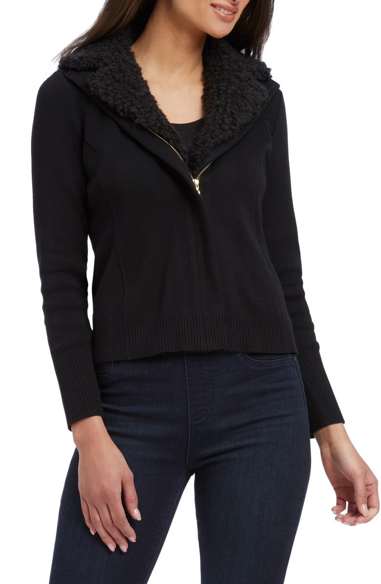 NIC+ZOE Zip-Up Cardigan, Main, color, 