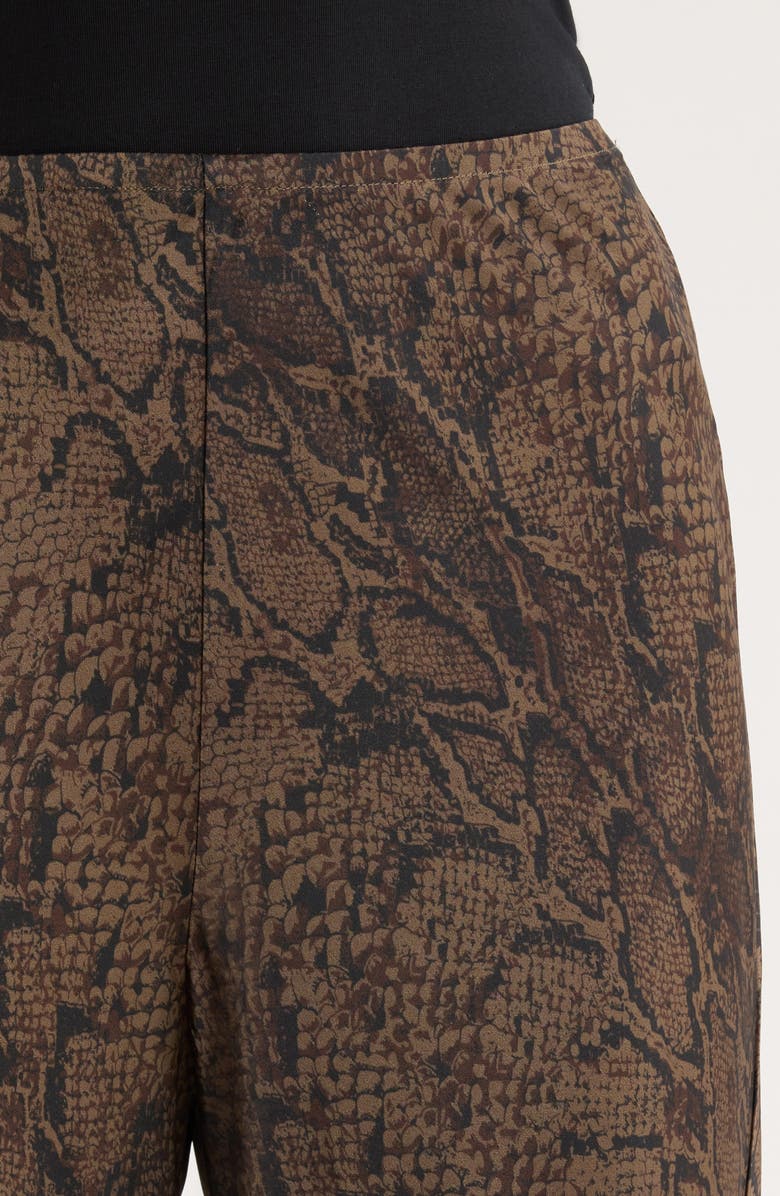 Reformation Gale High Waist Satin Pants, Alternate, color, Venom