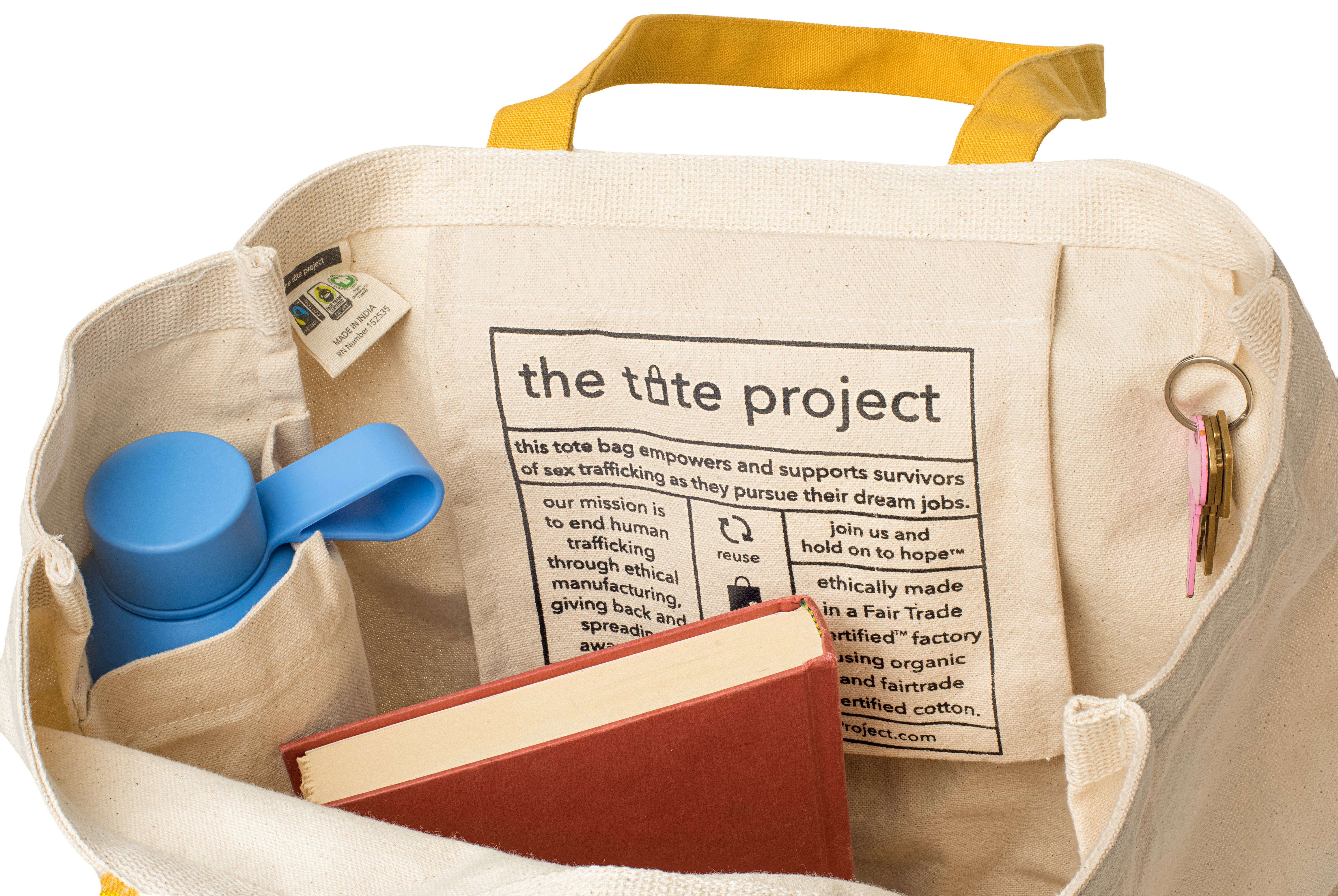 Free to Fly | Tote, Alternate, color, Mustard Yellow