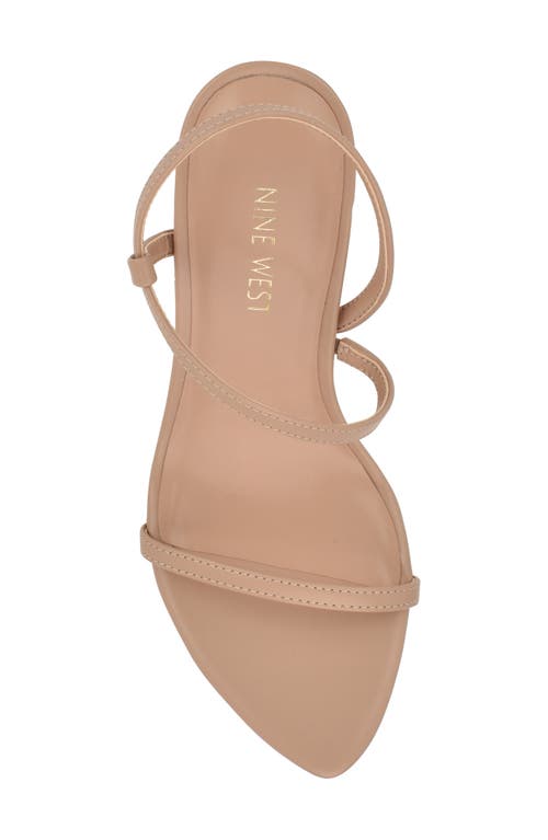 Nine West Cakely 3 Sandal In Barely Beige