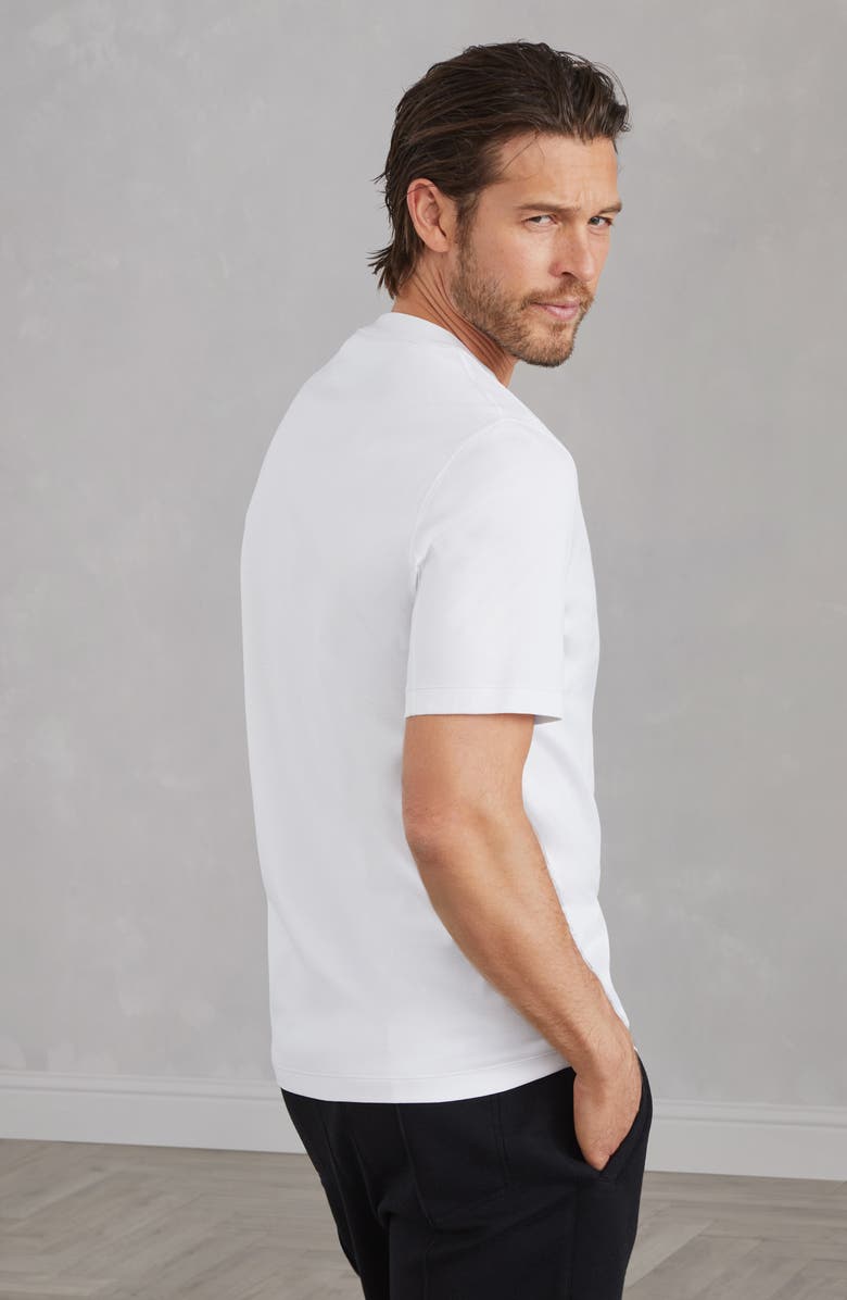 Brunello Cucinelli Jersey T-shirt with logo, Alternate, color, 