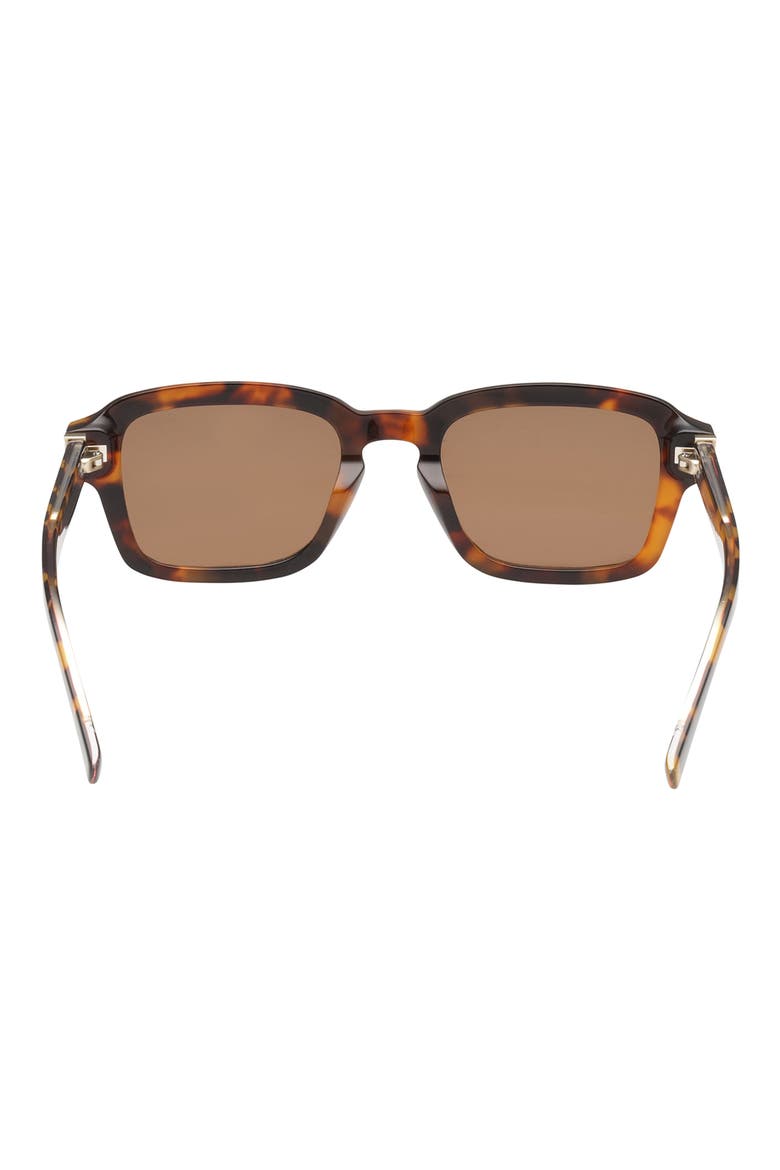 51mm Round Sunglasses, Alternate, color, DARK HAVANA / BROWN LENS