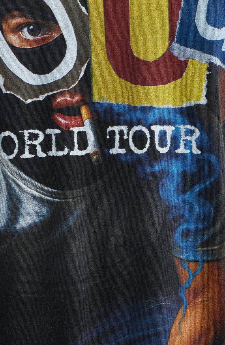 Rolling Loud Dorm Room Layered Look Graphic T-Shirt, Alternate, color, Washed Black