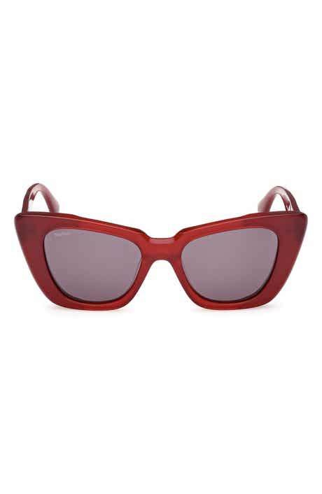 Max Mara Glimpse5 50mm Polarized Butterfly Sunglasses