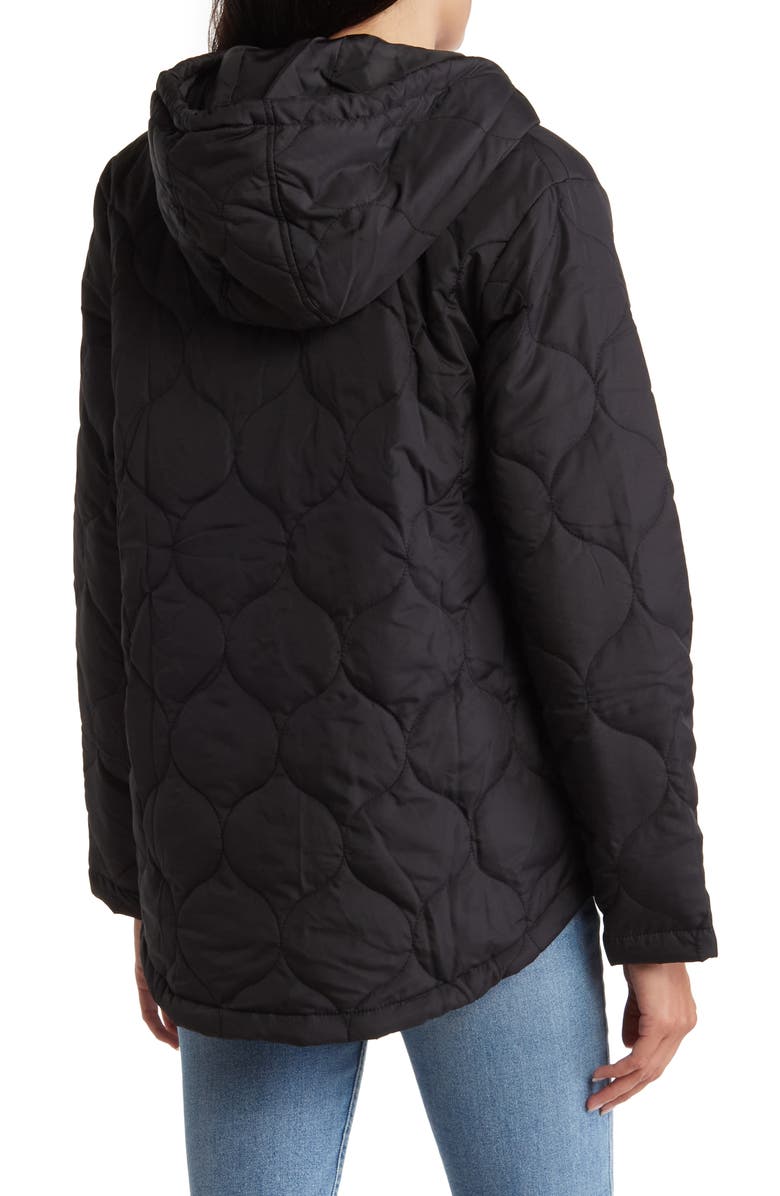 NORDSTROM RACK Hooded Quilted Jacket, Alternate, color,