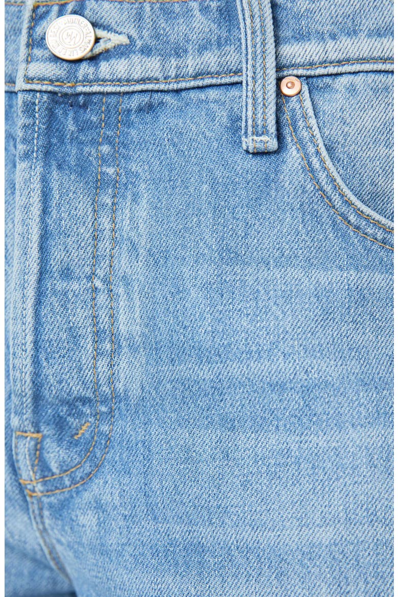 Lil Rerun Zip Sneak High Waist Wide Leg Jeans, Alternate, color, LAST BITE