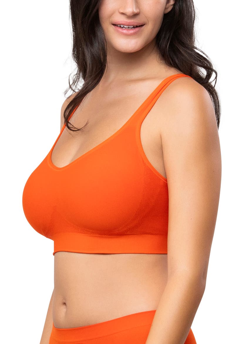 The Comfort Shaping Bra, Alternate, color, Pumpkin