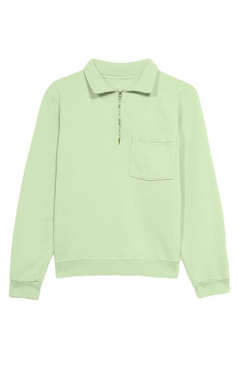 Zip-Up Sweatshirt with Pocket