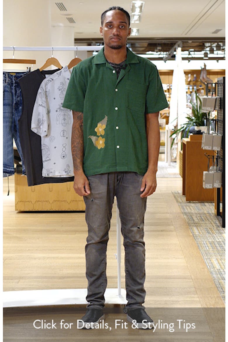 Ramus Floral Embroidered Camp Shirt video