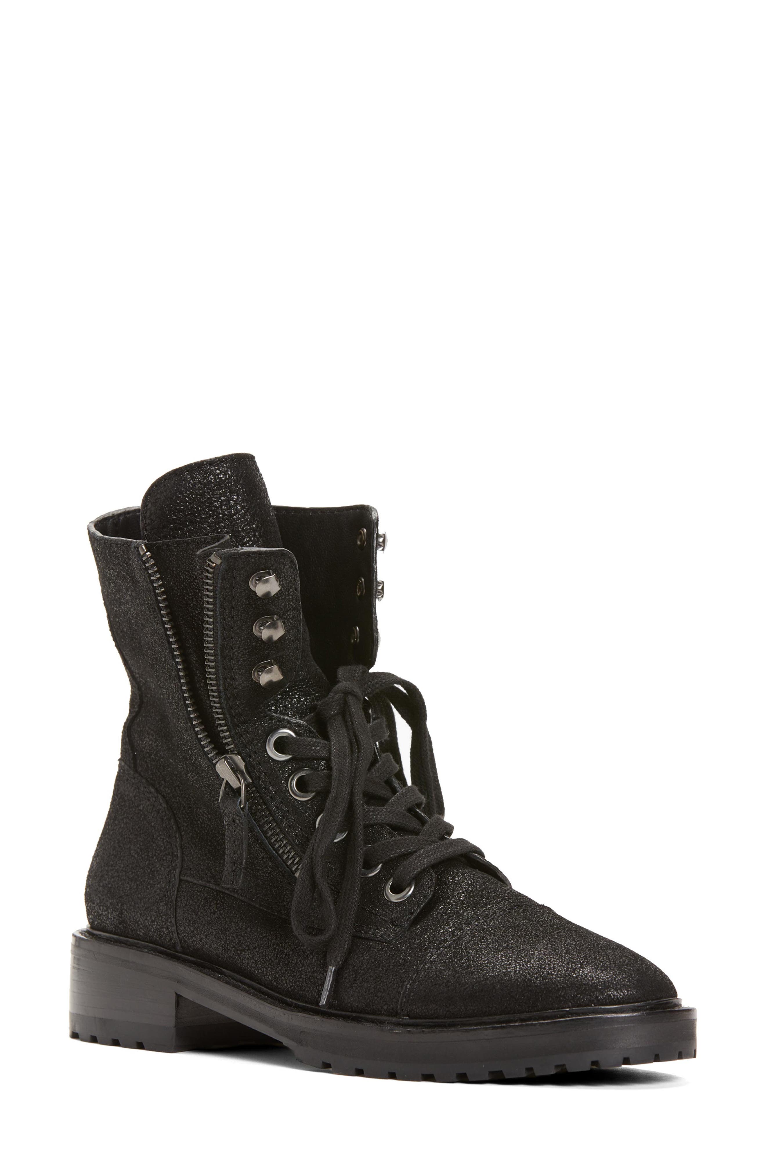 PAIGE Marline Combat Boot, Alternate, color, 