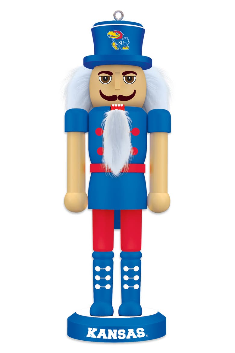 Kansas Jayhawks Keepsake Nutcracker, Main, color, Multicolor