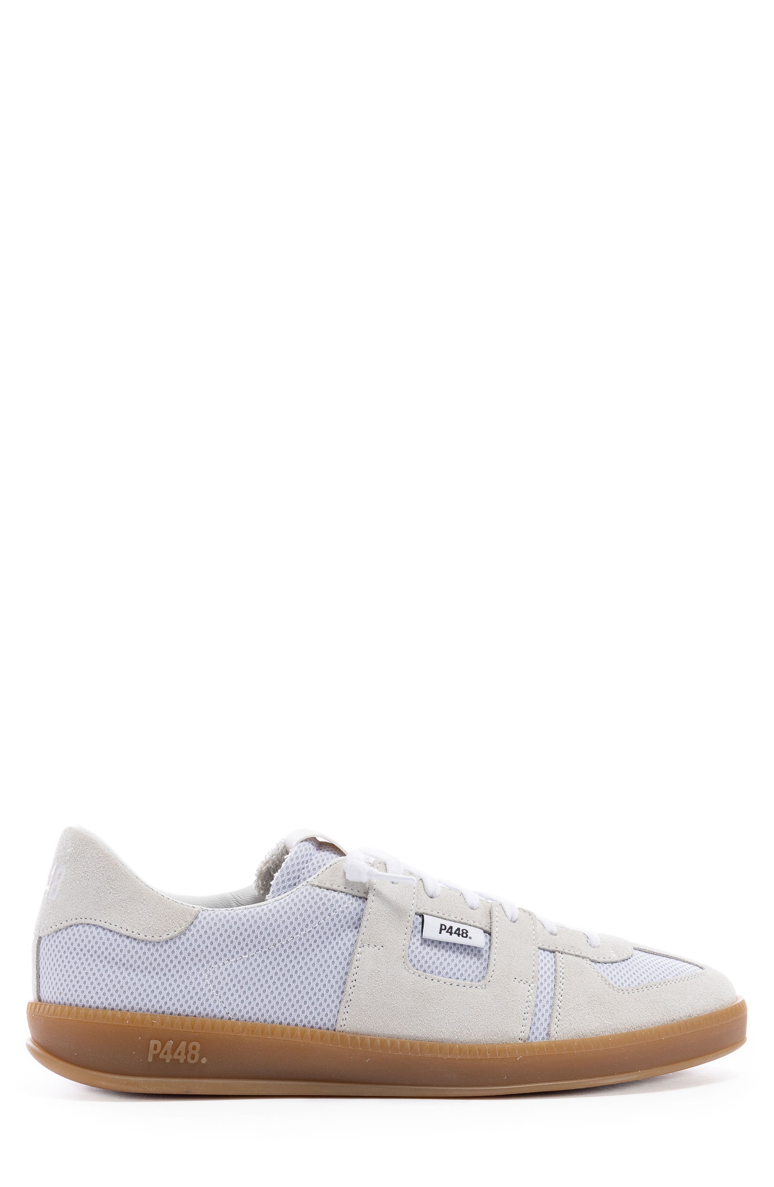 Monza Low Top Sneaker, Alternate, color, GREY-WHITE