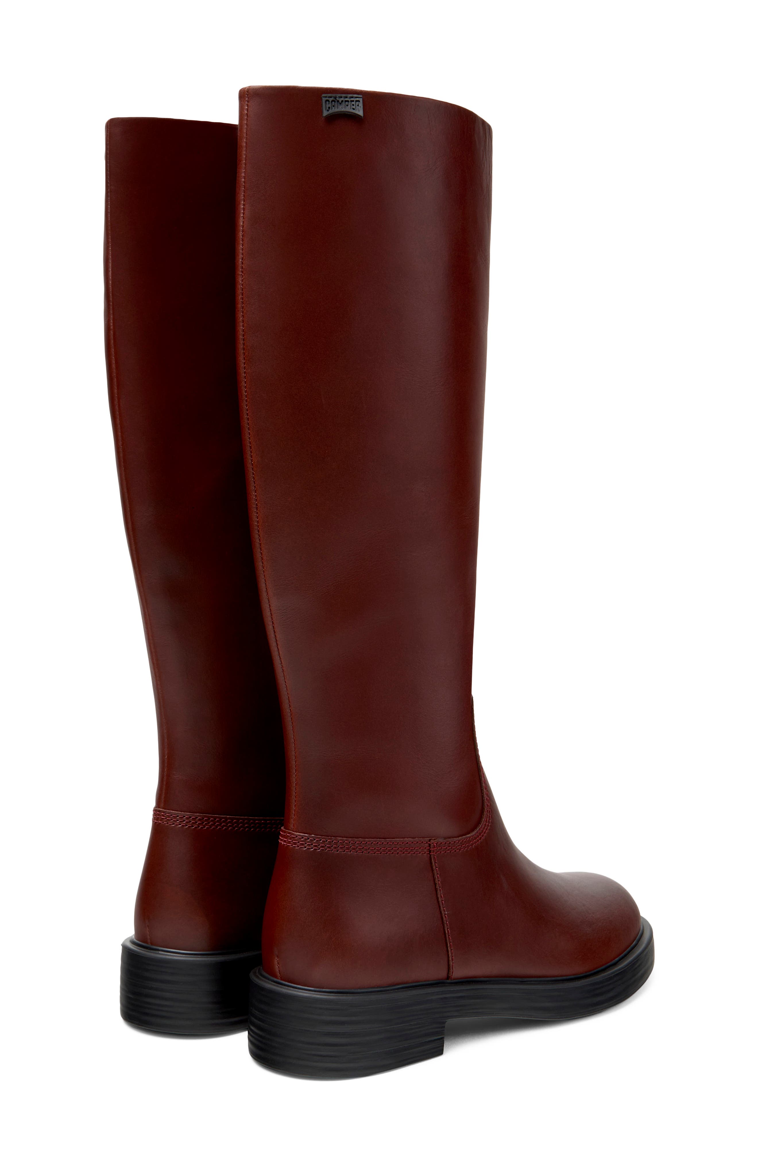 Dean Knee High Boot, Alternate, color, BURGUNDY