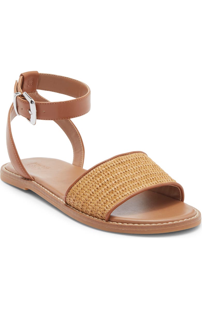 NORDSTROM RACK Rebekah Sandal, Main, color, Brown Toffee