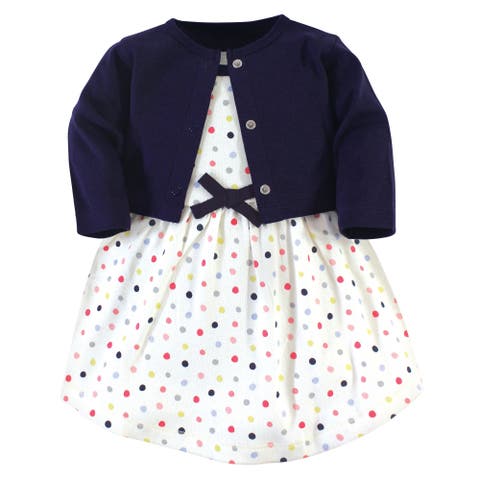Organic Cotton Dress and Cardigan (Toddler & Little Kid)