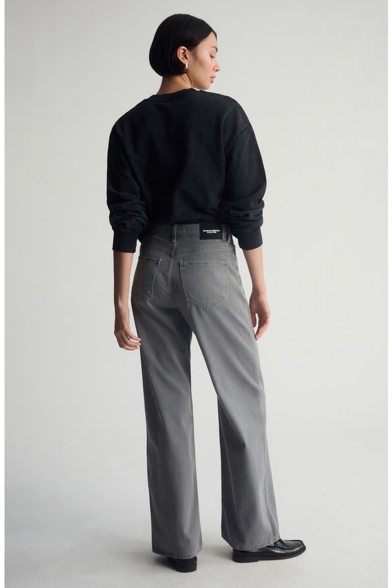 High Waist Wide Leg Jeans, Alternate, color, QUIET SHADE