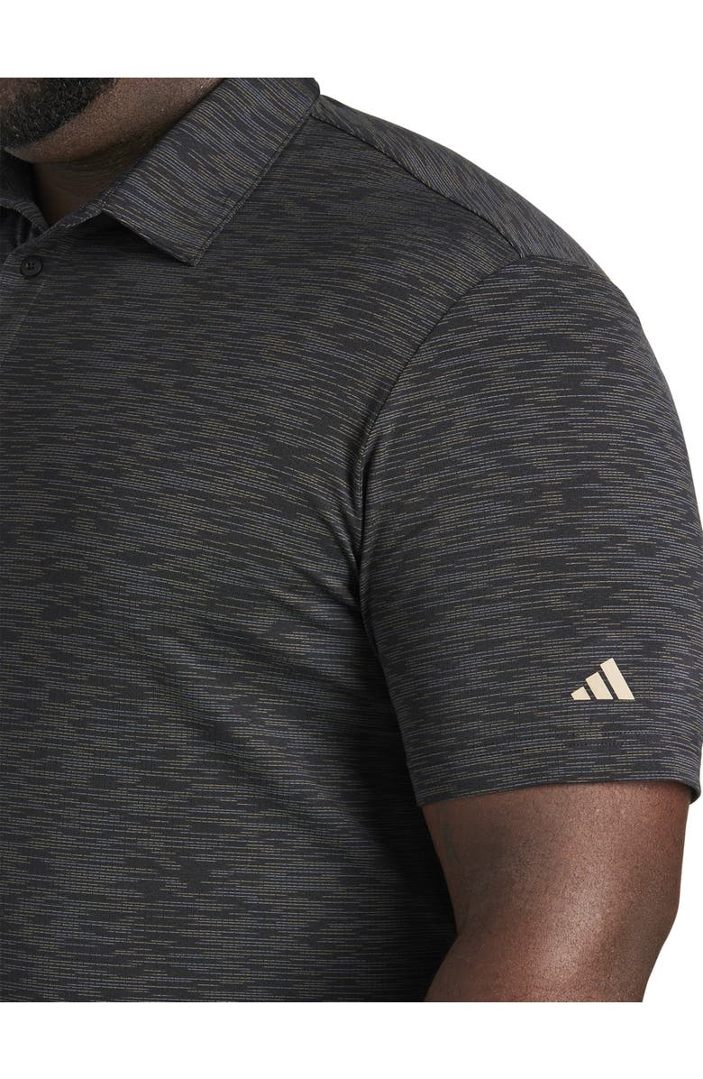 adidas Spacedye Golf Polo Shirt, Alternate, color, Black