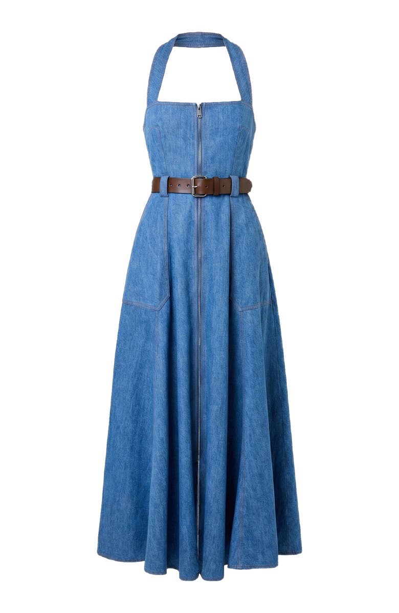 NICHOLAS Anastasia Denim Dress, Alternate, color, Light Wash
