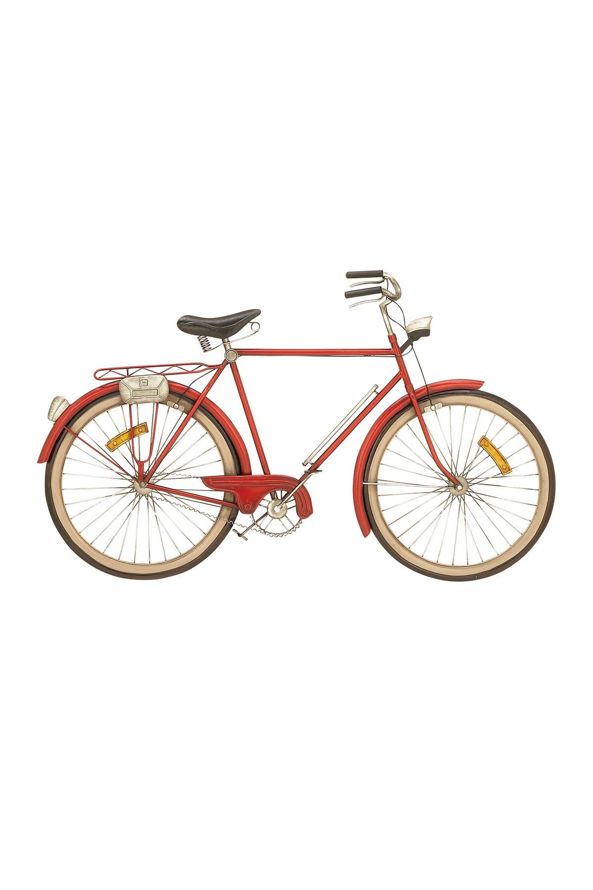 WILLOW ROW Large Red Vintage Cruiser Bicycle Wall Decor | Nordstromrack