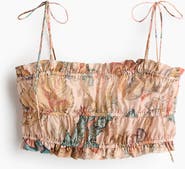 H&M Linen-blend Crop Top