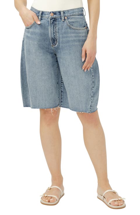 Curve Bermuda Denim Shorts (Morro)