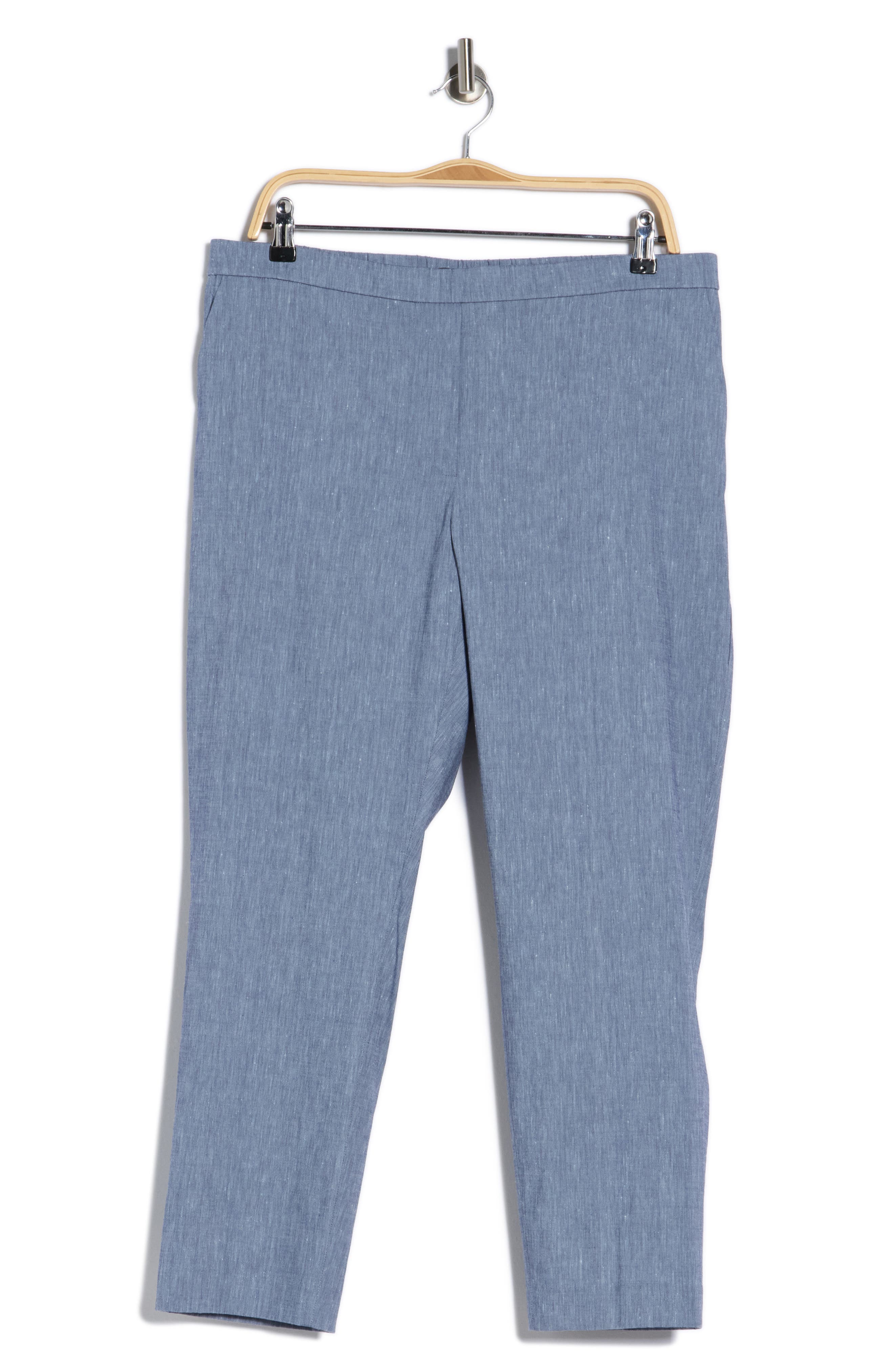 Treeca Linen Blend Crop Pants - image 5