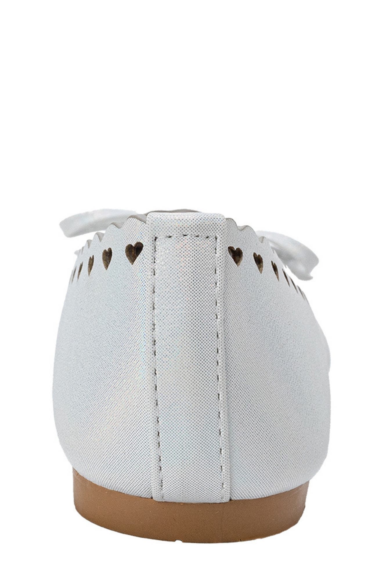 bebe Kids' Lush Flat, Alternate, color, White