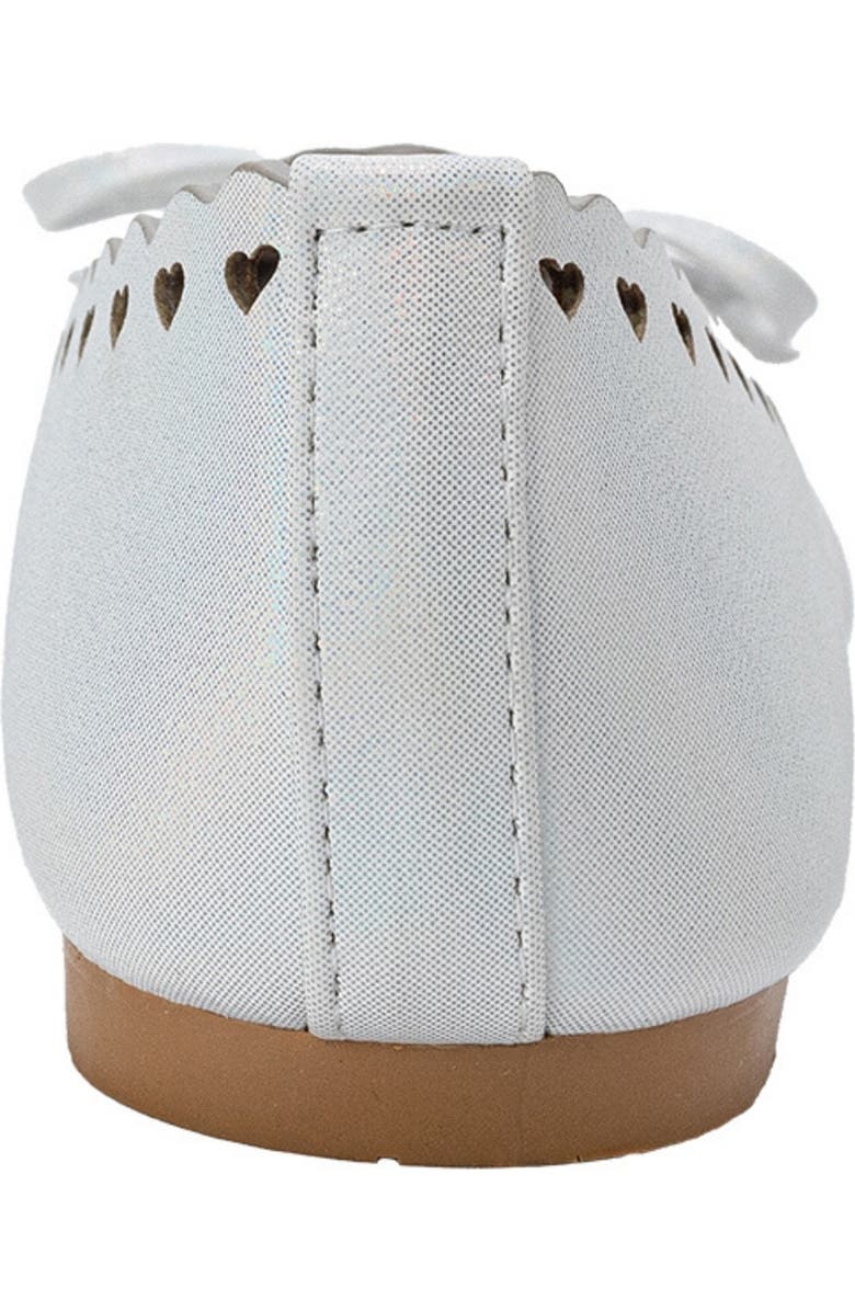 bebe Kids' Lush Flat, Alternate, color, White