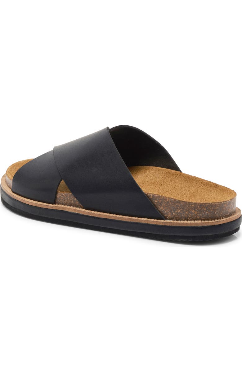 Free People Sidelines Slide Sandal, Alternate, color, Black