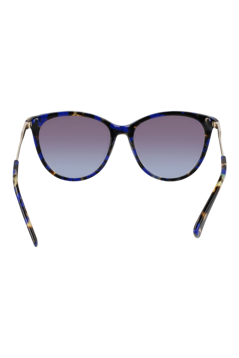 55mm Gradient Tea Cup Sunglasses, Alternate, color, BLUE HAVANA