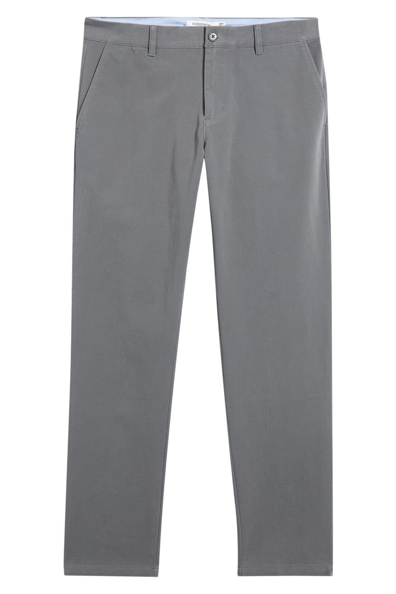 Slim Fit Washed Chino Pants, Alternate, color, GREY CASTLEROCK