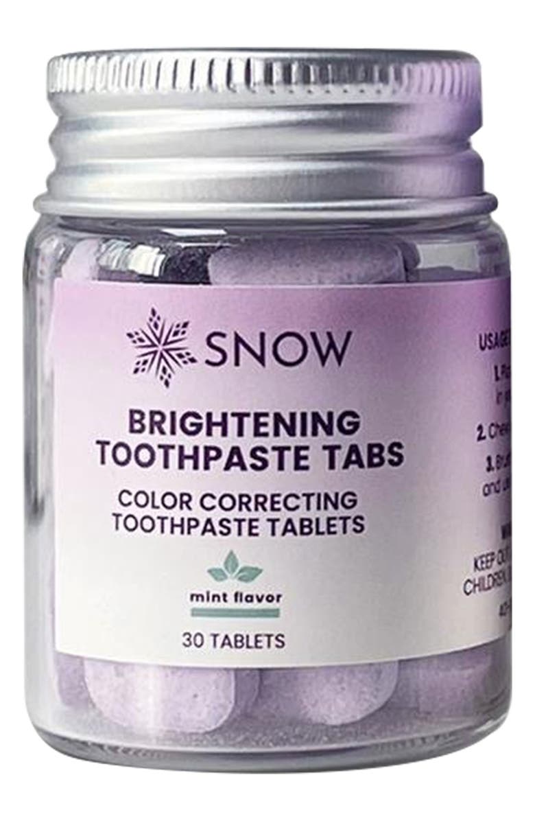 SNOW Instantly Bright Toothpaste Tabs, Main, color, Purple