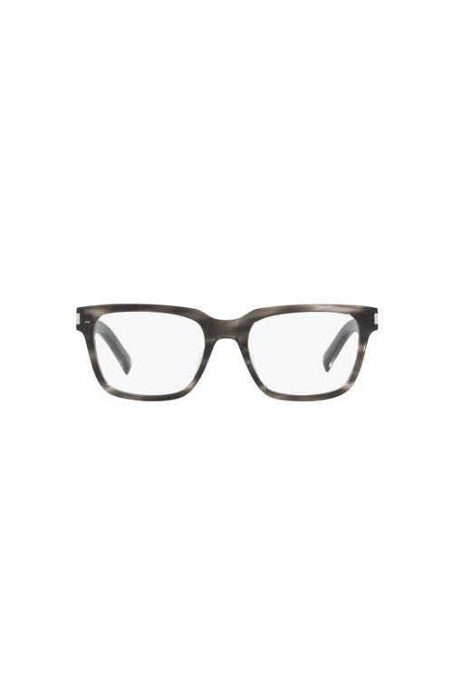 Saint Laurent 54mm Square Optical Glasses In Gray