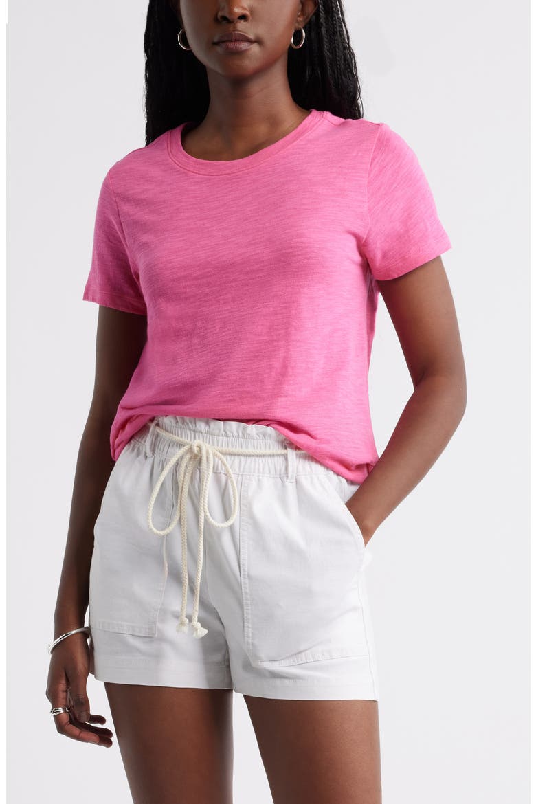 Cotton Blend Crewneck T-Shirt video