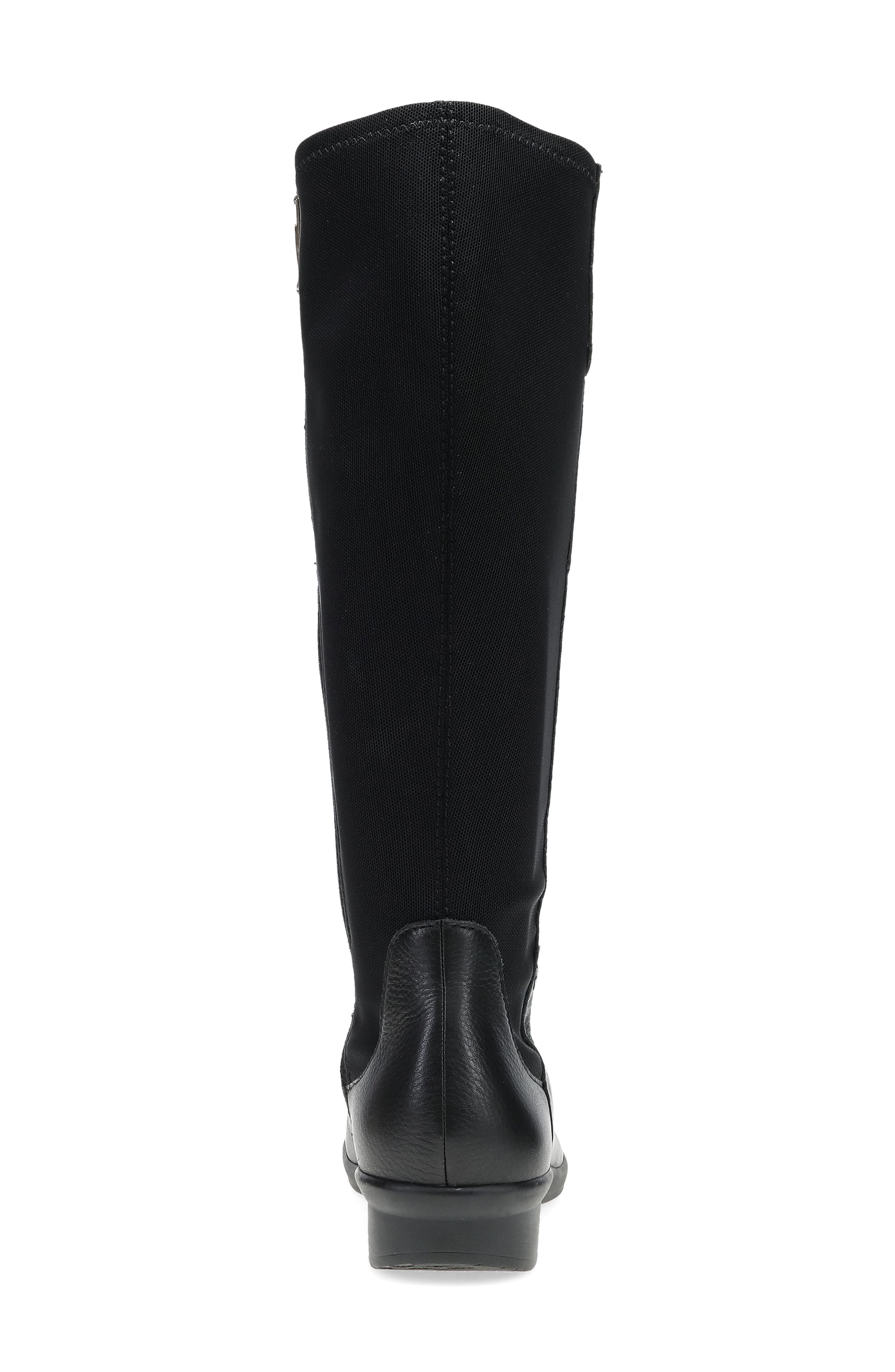 Carissa Knee High Boot, Alternate, color, BLACK