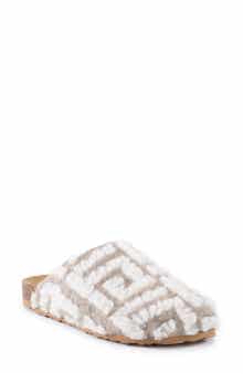 New Routine Faux Shearling Mule