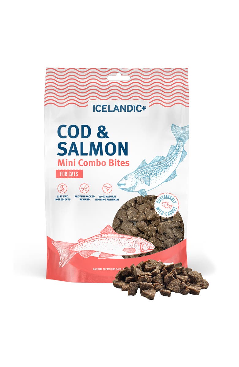 ICELANDIC+ Mini Combo Bites Cod & Salmon, 1.7Oz Bag, Alternate, color,