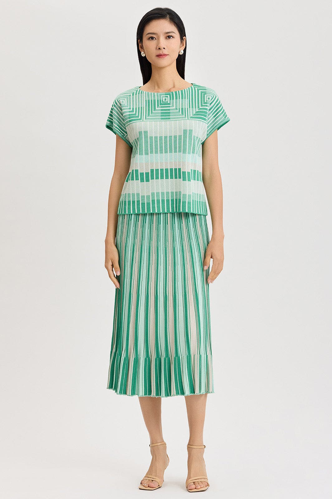 selected Kelly Green/Euca/Lime/Ivory