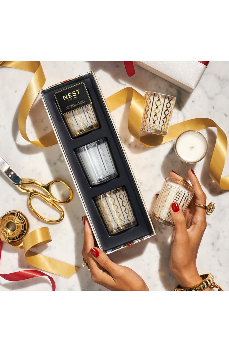 NEST New York Festive Scented Votive Candle Set, Alternate, color, 