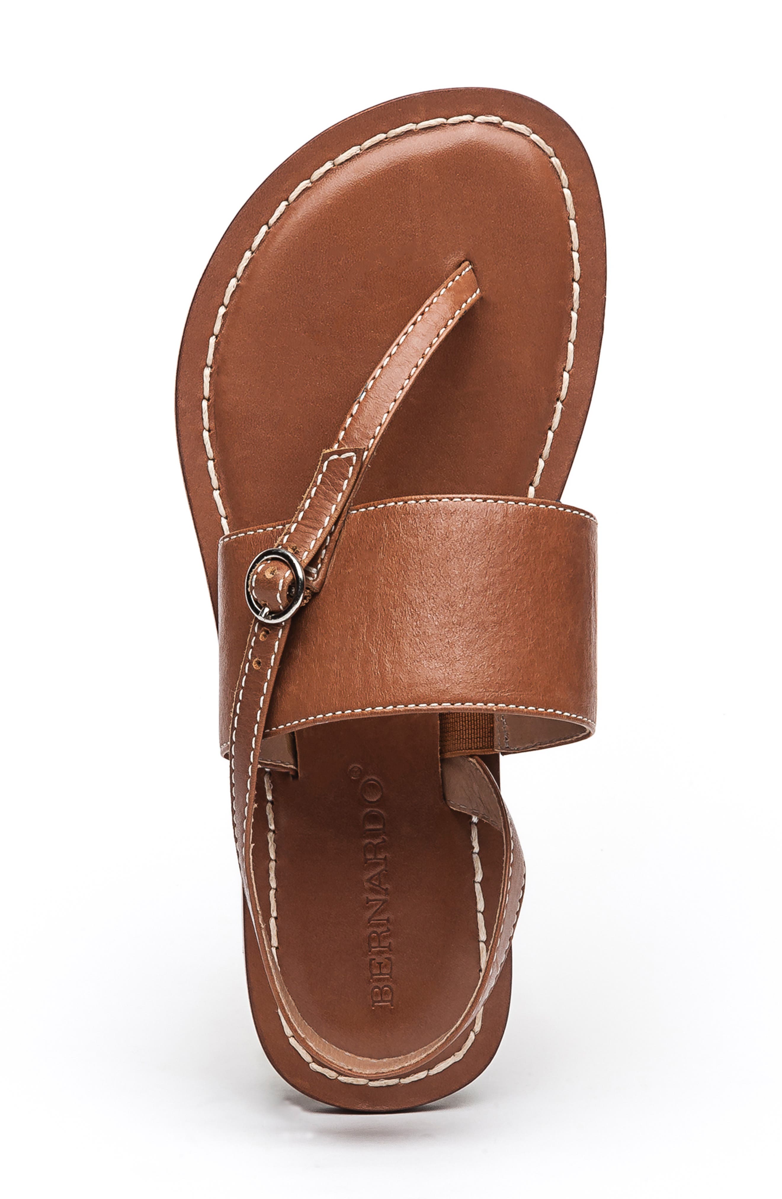 Meg Thong Sandal, Alternate, color, LUGGAGE ANTIQUE LEATHER
