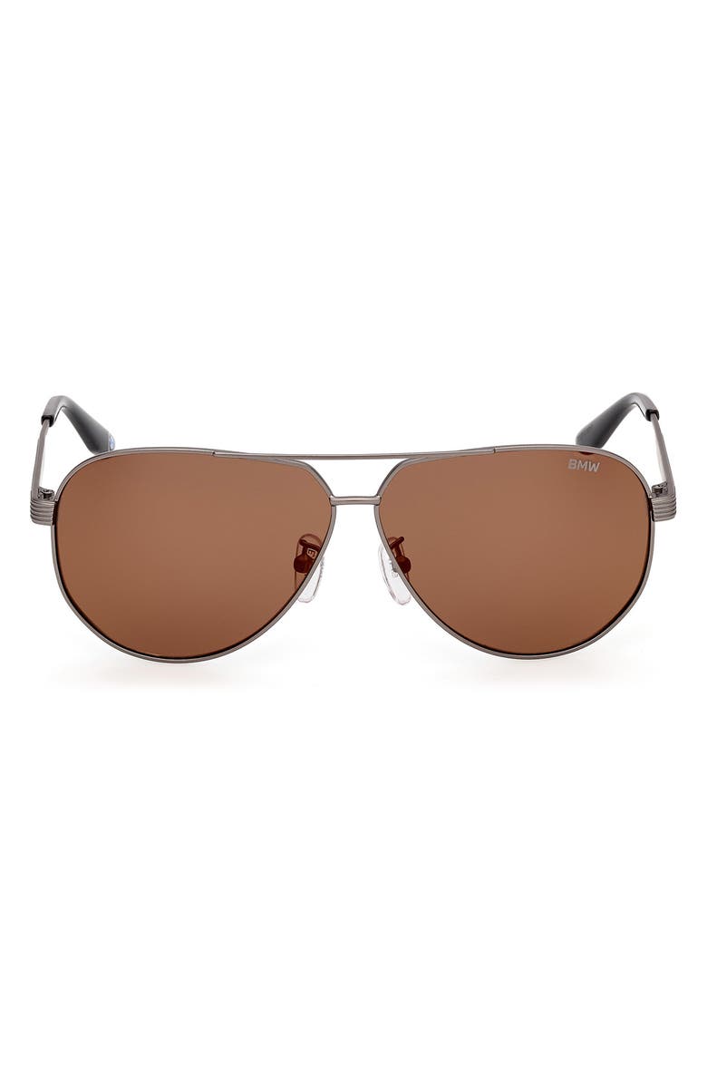 BMW 60mm Pilot Sunglasses, Main, color, 