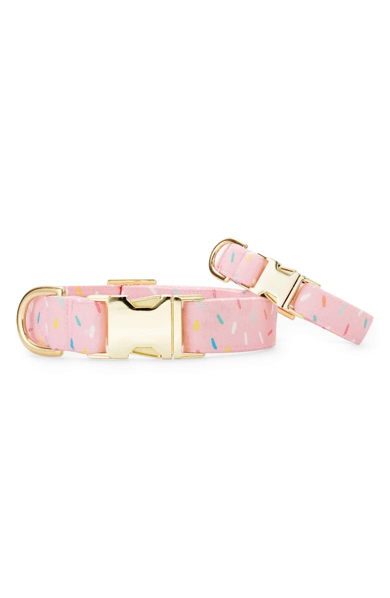 The Foggy Dog Sprinkles Dog Collar, Main, color, Pink