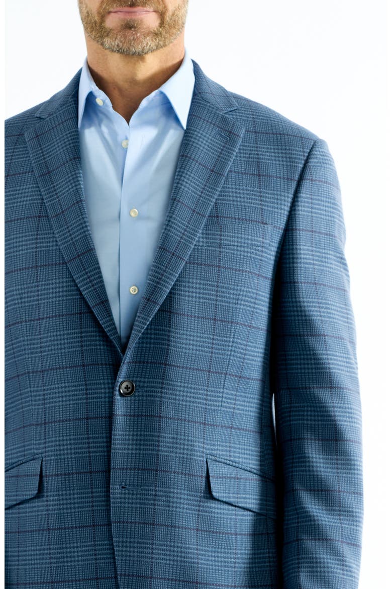 Mayfair Windowpane Sport Coat, Alternate, color, BLUE