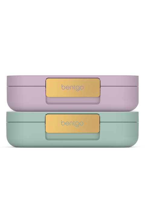 Set of 2 Modern Leakproof Lunch Bento Boxes