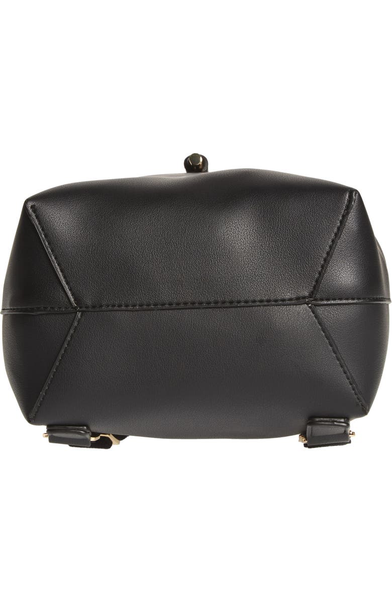 Topshop Blake Mini Faux Leather Backpack, Alternate, color,