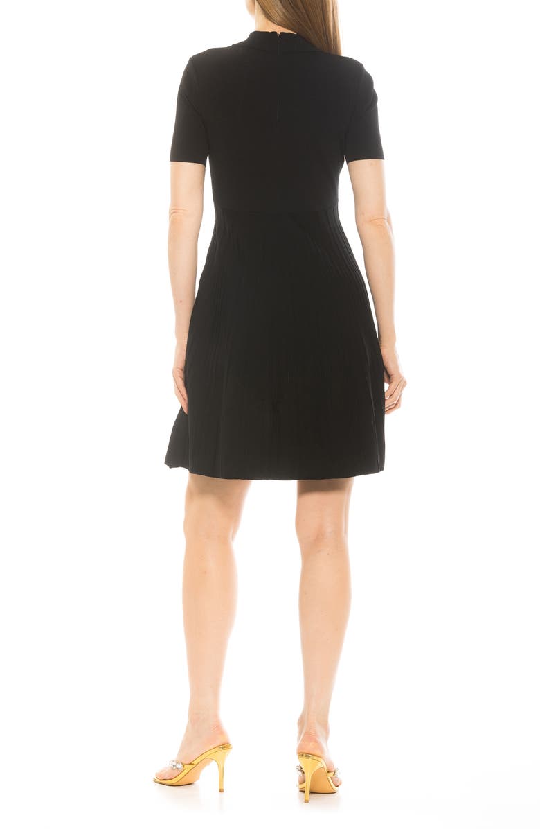 Alexia Admor Soren Short Sleeve Fit & Flare Sweater Dress | Nordstromrack