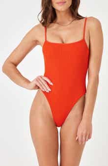 LSPACE Holly Rib One-Piece Swimsuit