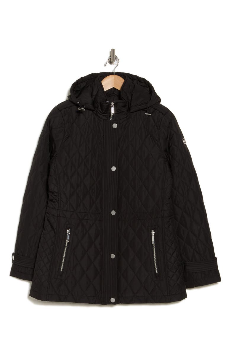 Michael Kors Diamond Quilt Anorak, Alternate, color, 