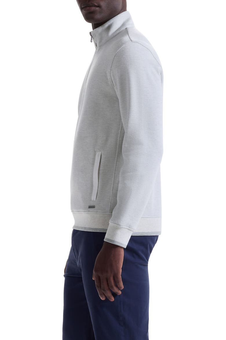 Heathered Quarter Zip Pullover, Alternate, color, CHALK